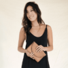 Women's Almond Leather Crossbody Purse