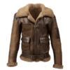 Arnold Schwarzenegger Leather Jacket in brown color