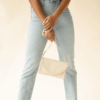Women's Bone Leather Crossbody Purse best offer