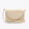 Women's Bone Leather Crossbody Purse amazing offer