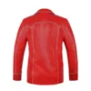 Brad Pitt Fight Club Leather Jacket best red jacket