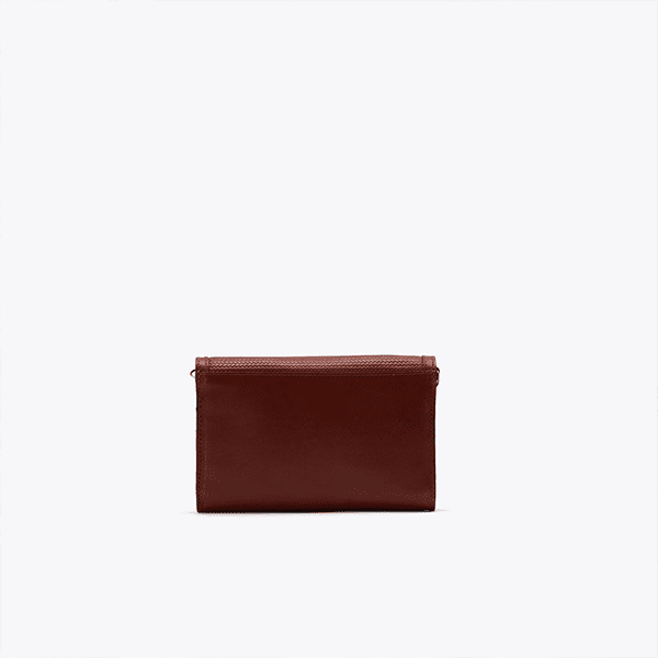 Women's dark-brown Leather Crossbody Purse