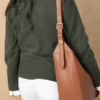 Elegant brown Leather Shoulder Bag for Women get now