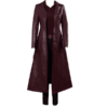 Jean Grey Leather Trench Coat on Sale