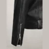Jeffrey Morgan The Walking Dead Black Leather Jacket amazing offer