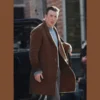 Knives Out Chris Evans Brown Wool Coat on sale