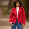 Red Teddy Coat For Women get now