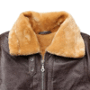 Tom Hardy Shearling Leather Jacket collar